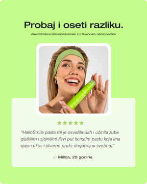 Zobna pasta z zelenim jabolkom