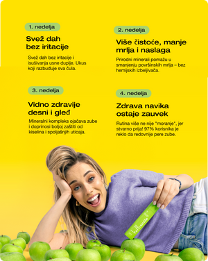 Zobna pasta z zelenim jabolkom